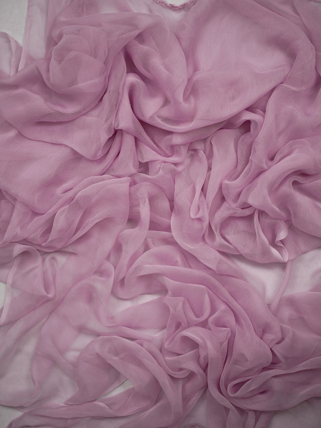 Ada Hand Embroidered Mauve Muslin Lucknowi Chikankari Unstitched Suit Piece With Cutdana Work 01A788672