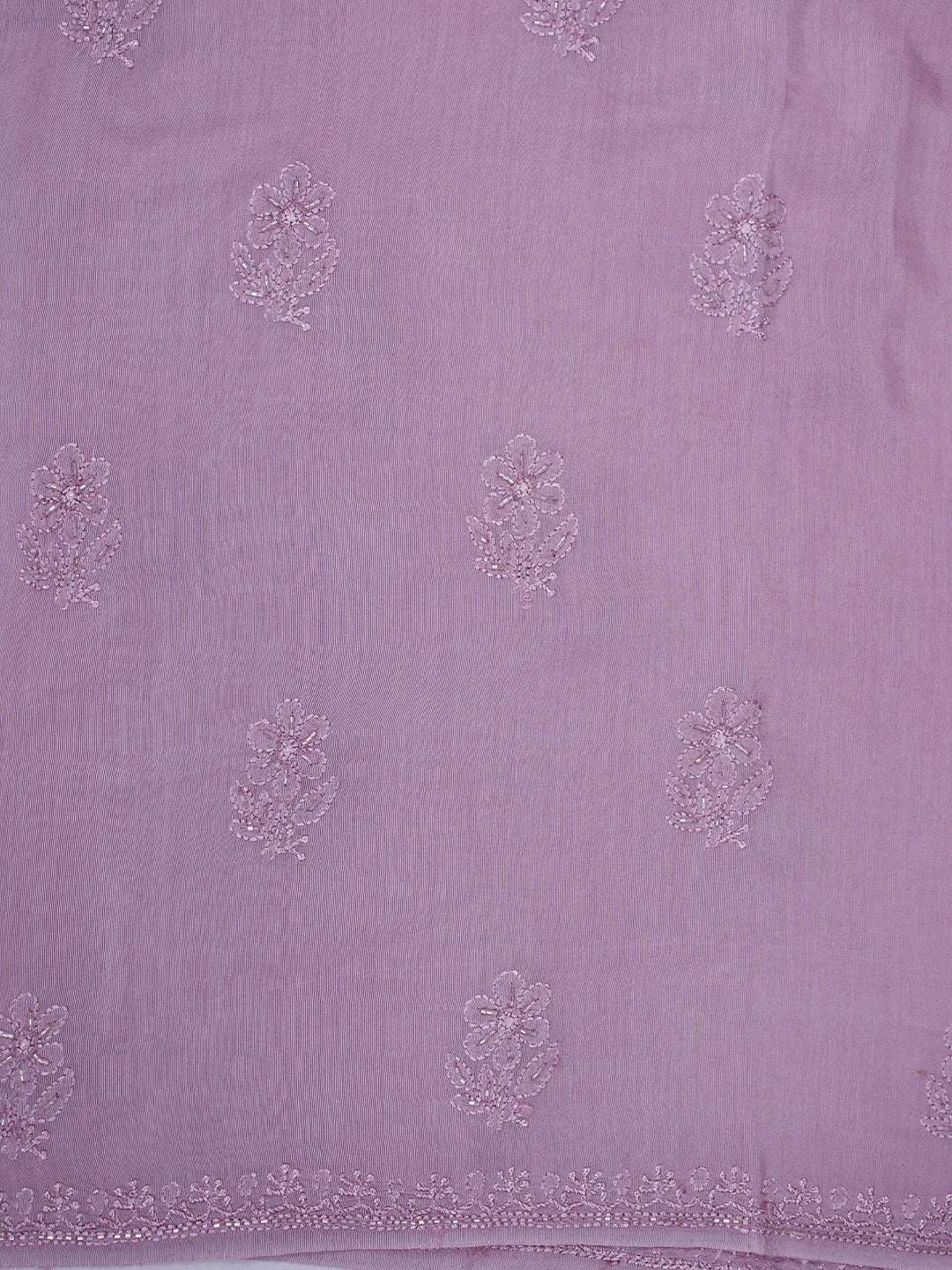 Ada Hand Embroidered Mauve Muslin Lucknowi Chikankari Unstitched Suit Piece With Cutdana Work 01A788672