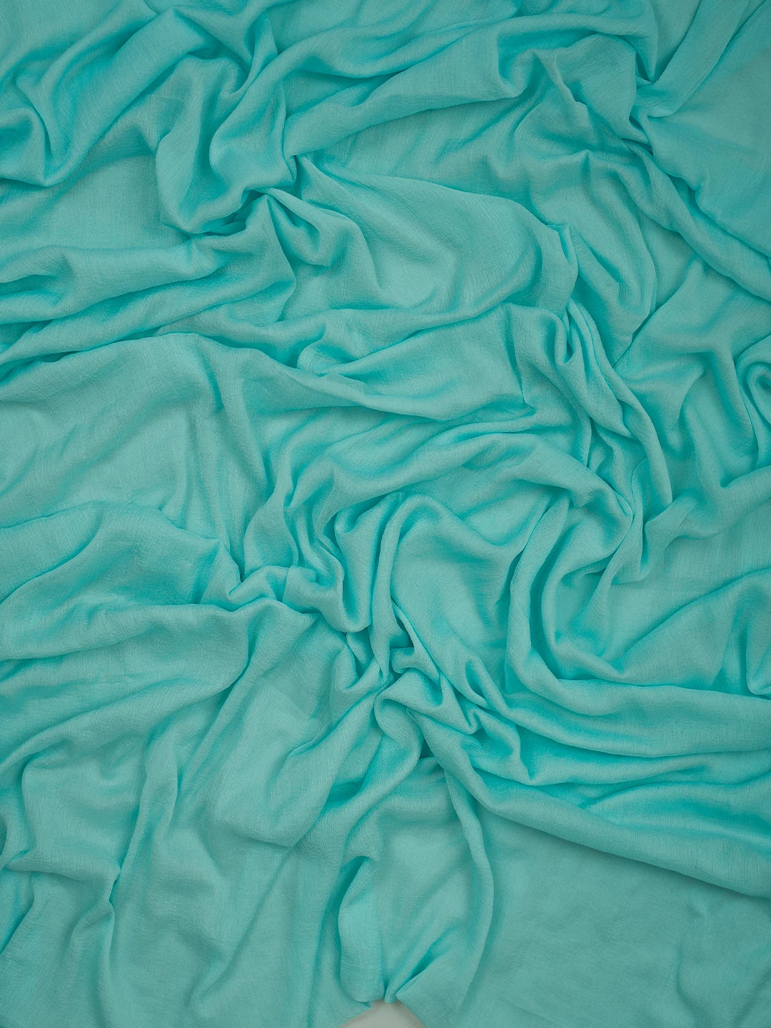 Ada Hand Embroidered Verdigris Turquoise Cotton Lucknowi Chikankari Unstitched Suit Piece 01A786992