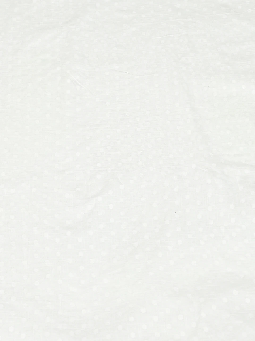 Ada Hand Embroidered White Cotton Lucknowi Chikankari Unstitched Men's Kurta Piece 01A623532
