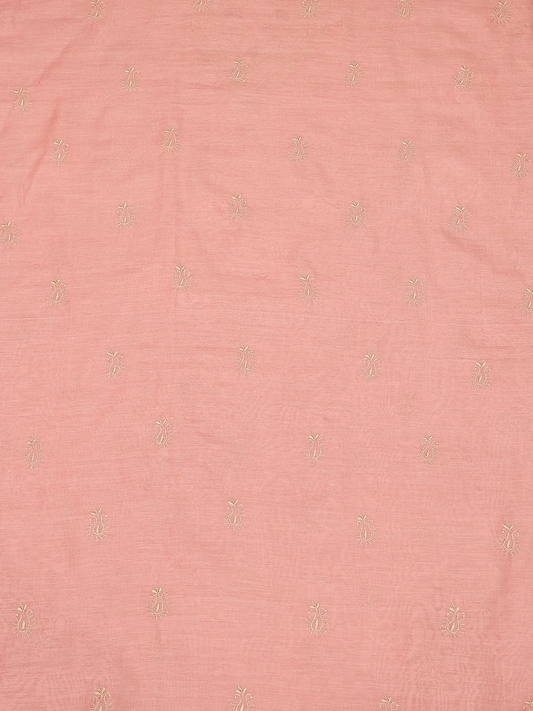 Ada Hand Embroidered Puce Pink Chanderi Lucknowi Chikankari Unstitched Men's Kurta Piece 01A785591