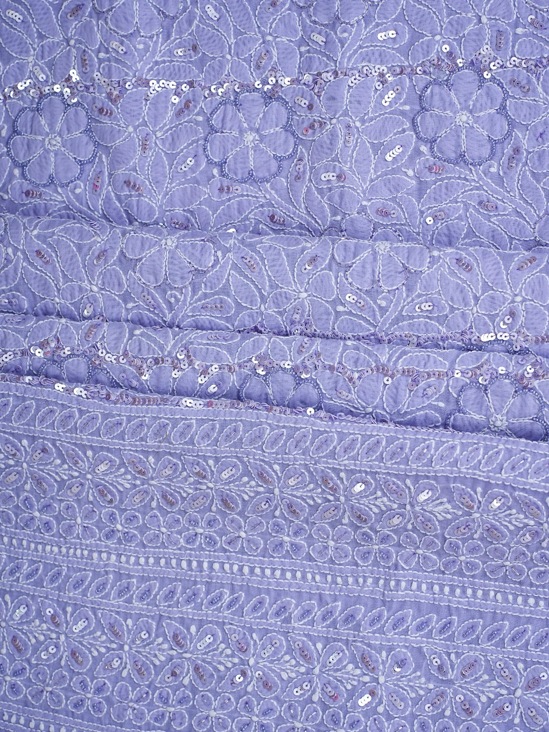 Ada Hand Embroidered Mauve Cotton Lucknowi Chikankari Unstitched Suit Piece With Cutdana Work 01A791879
