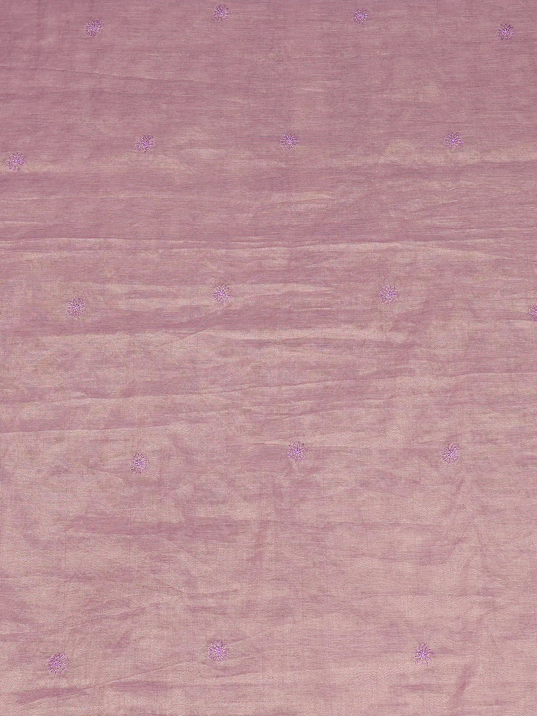 Ada Hand Embroidered Mauve Tissue Lucknowi Chikankari Unstitched Men's Kurta Piece 01A750337