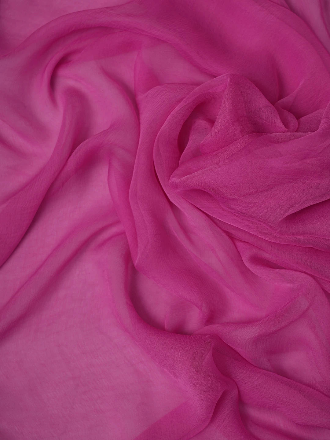 Ada Hand Embroidered Magenta Tussar Silk Lucknowi Chikankari Unstitched Suit Piece 01A798669
