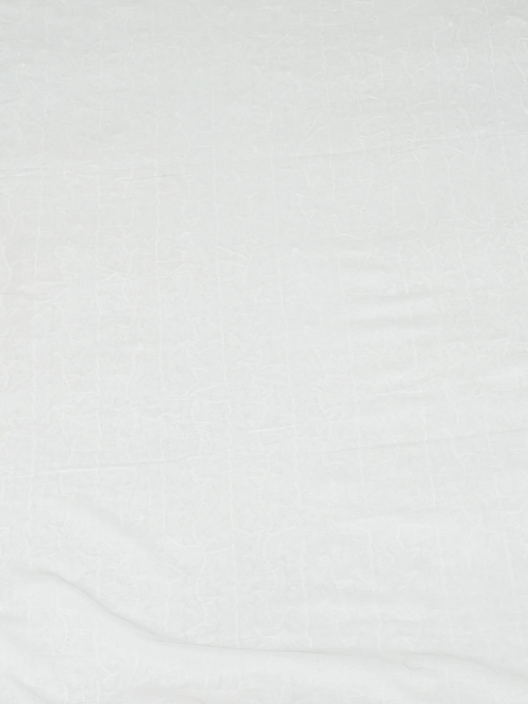 Ada Hand Embroidered White Cotton Lucknowi Chikankari Unstitched Men's Kurta Piece 01A791935