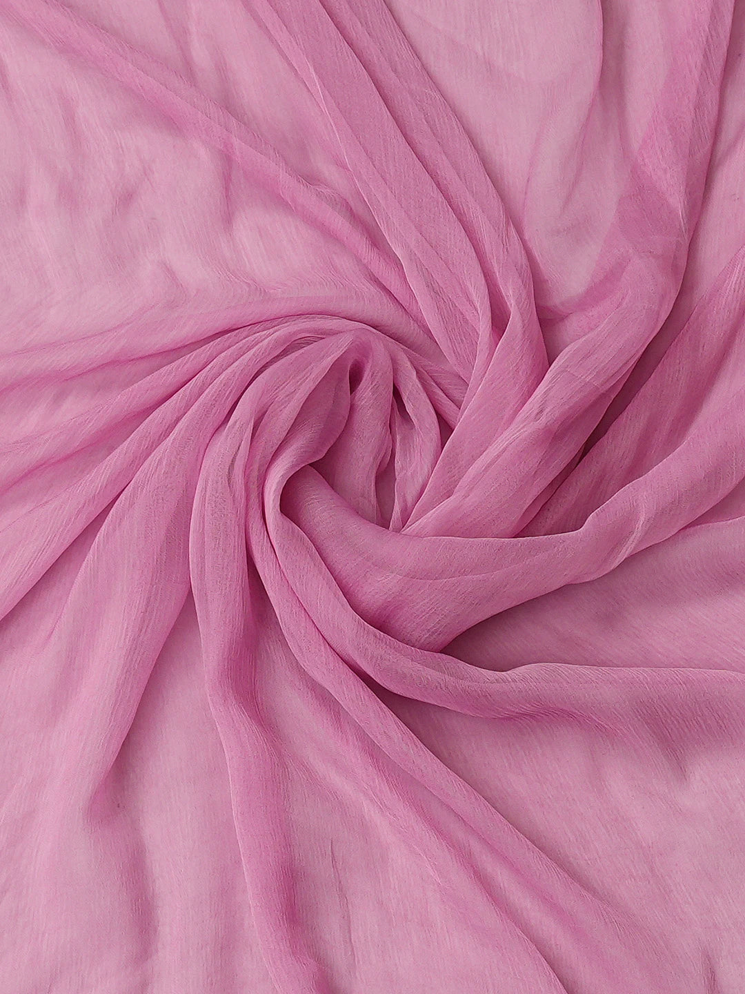 Ada Hand Embroidered Onion Pink Silk Lucknowi Chikankari Unstitched Suit Piece 01A669291