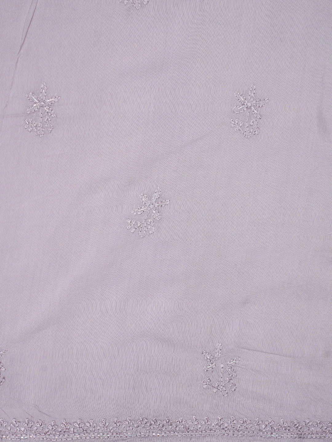 Ada Hand Embroidered Vintage Mauve Muslin Lucknowi Chikankari Unstitched Suit Piece With Cutdana Work 01A814793