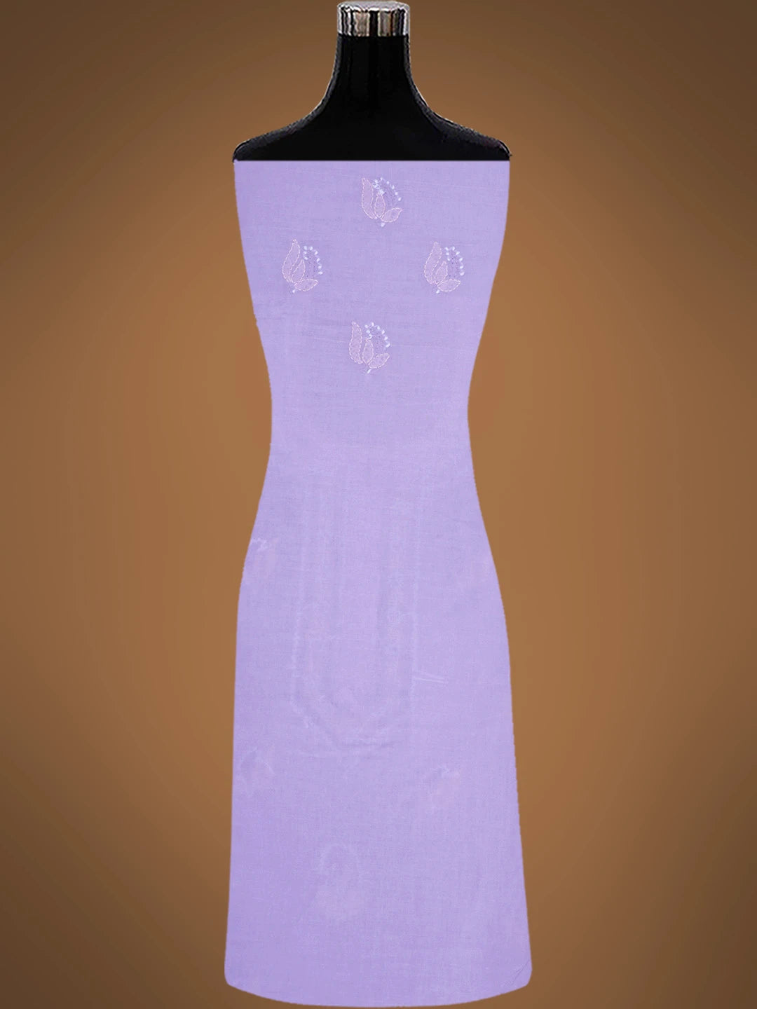 Ada Hand Embroidered Mauve Cotton Lucknowi Chikankari Unstitched Suit Piece 01A818844
