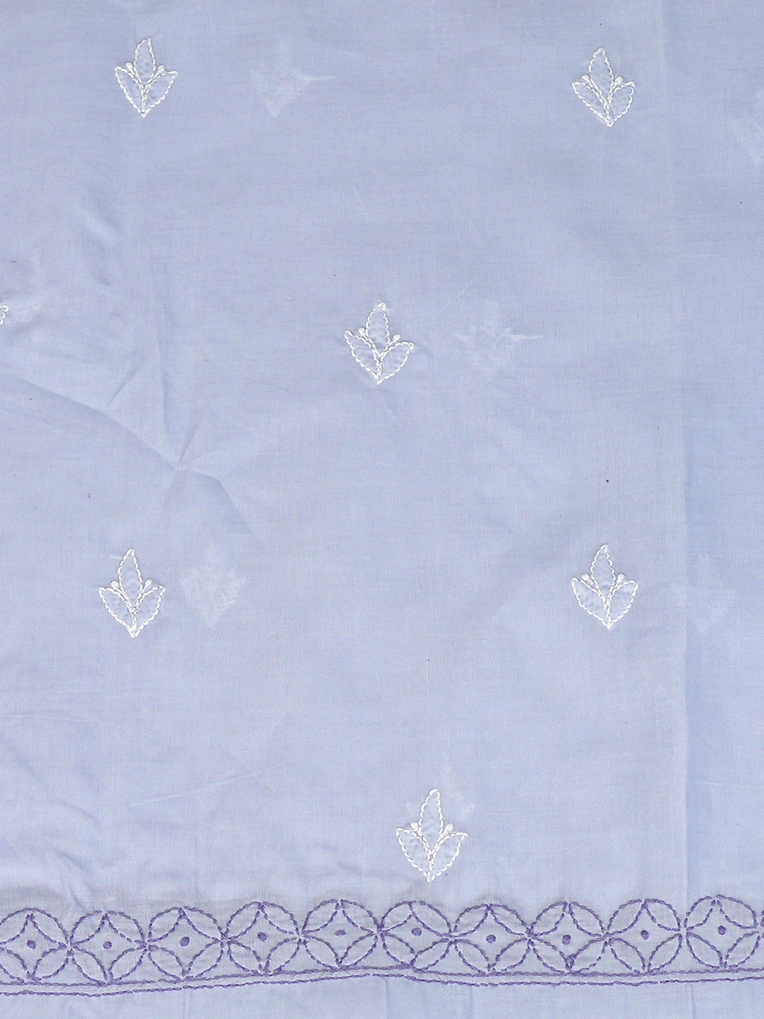 Ada Hand Embroidered Mauve Cotton Lucknowi Chikankari Unstitched Suit Piece 01A818615