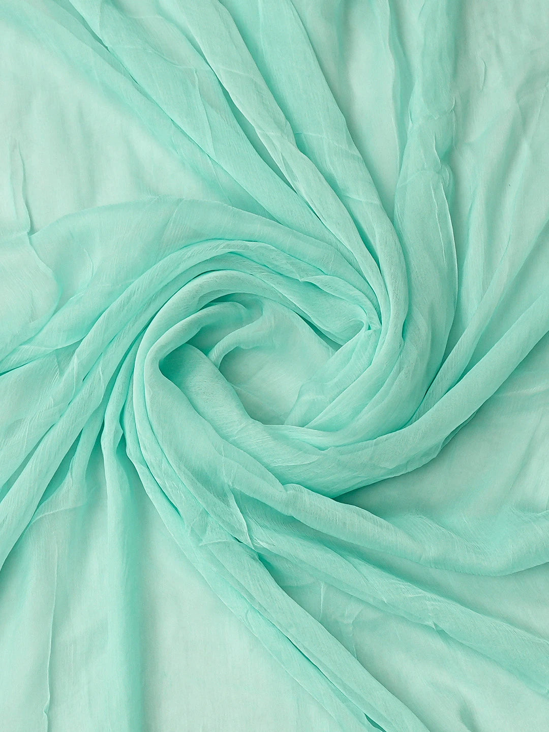 Ada Hand Embroidered Sea Green Cotton Lucknowi Chikankari Unstitched Suit Piece 08A500517