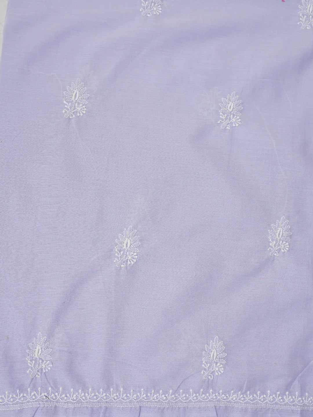 Ada Hand Embroidered Mauve Cotton Lucknowi Chikankari Unstitched Suit Piece 01A773530