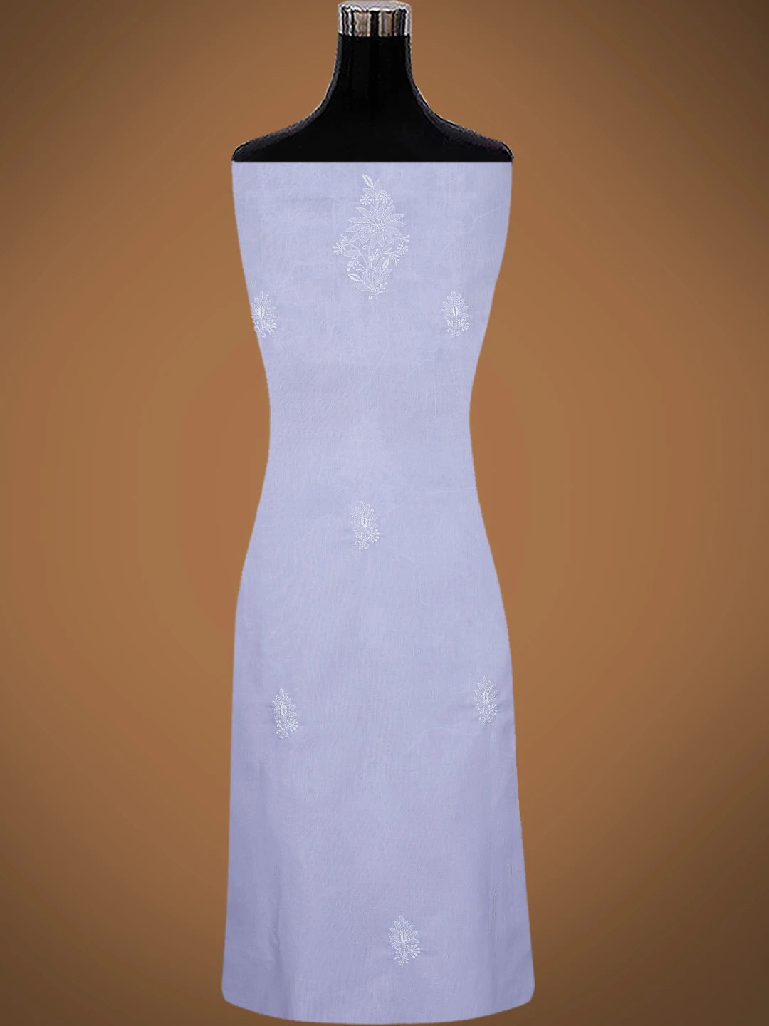 Ada Hand Embroidered Mauve Cotton Lucknowi Chikankari Unstitched Suit Piece 01A773530