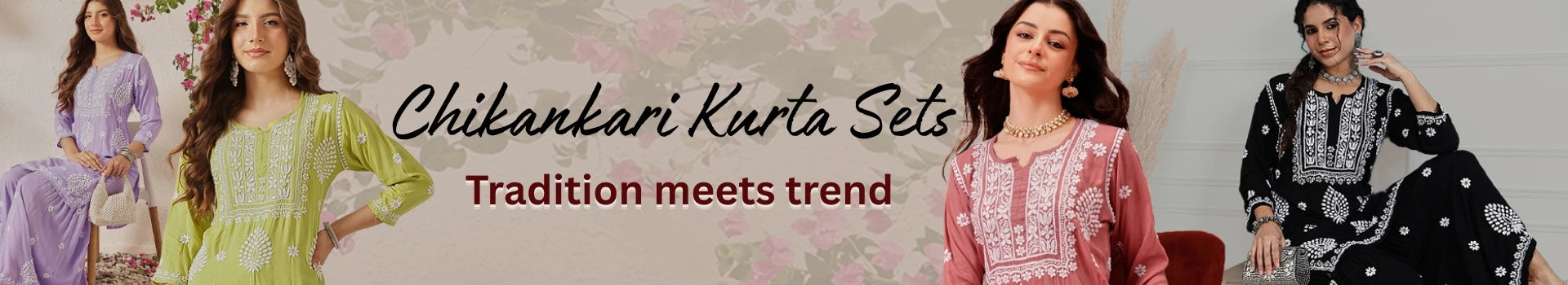 Chikankari Kurta Sets