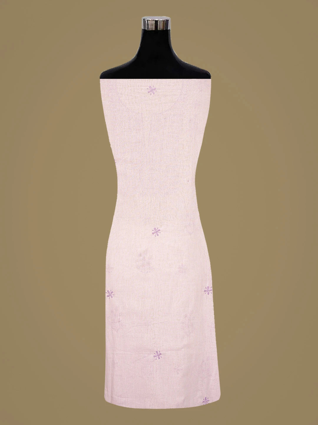 Ada Hand Embroidered Mauve Cotton Lucknowi Chikankari Unstitched Suit Piece 01A376762