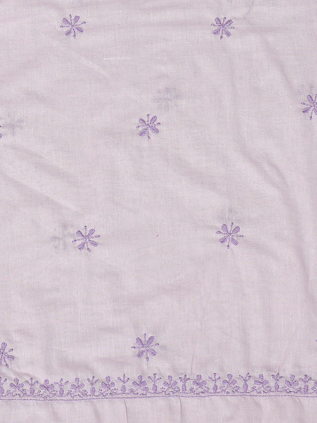 Ada Hand Embroidered Mauve Cotton Lucknowi Chikankari Unstitched Suit Piece 01A376762