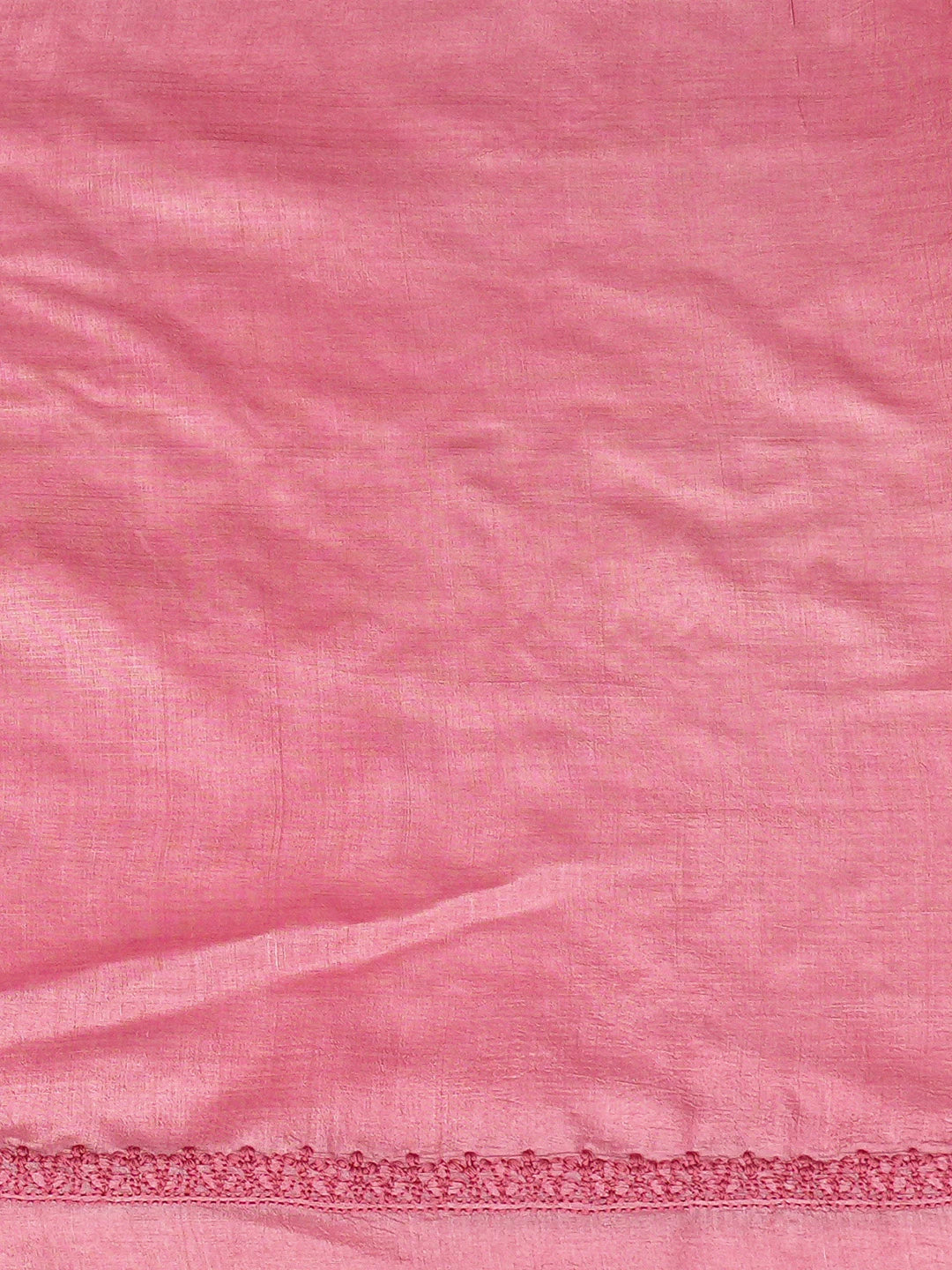 Ada Hand Embroidered Onion Pink Silk Lucknowi Chikankari Unstitched Men's Kurta Piece 01A795215