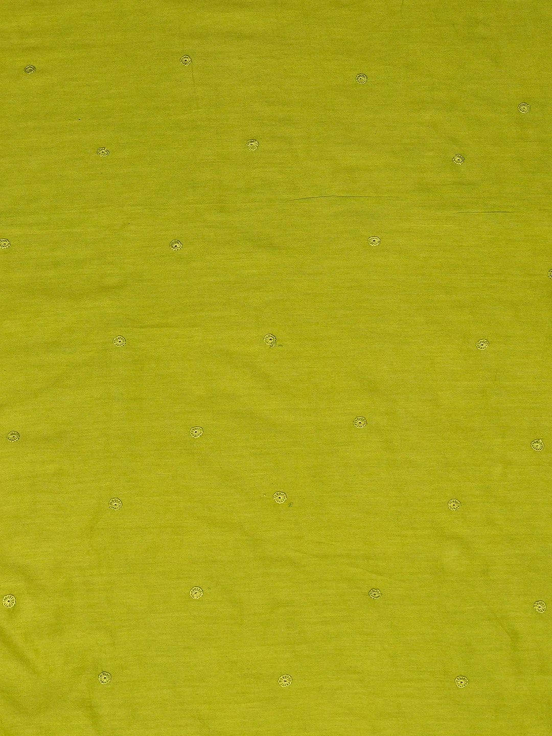 Ada Hand Embroidered Green Chanderi Lucknowi Chikankari Unstitched Men's Kurta Piece 01A795432