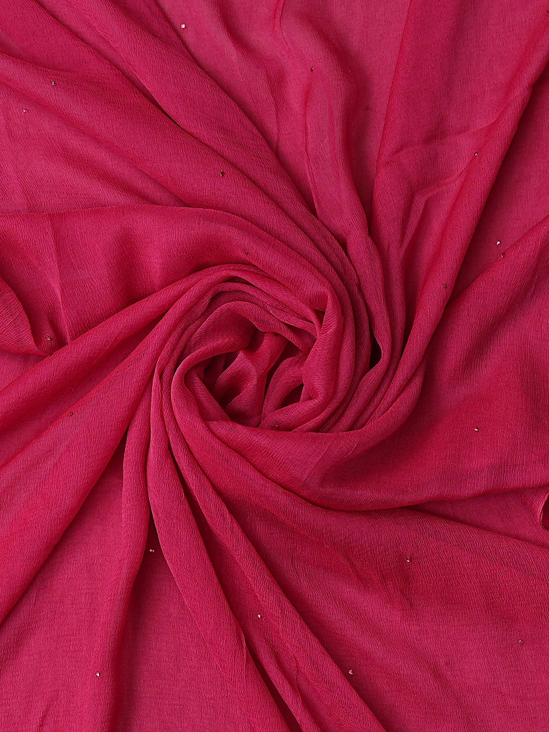 Ada Hand Embroidered Magenta Cotton Lucknowi Chikankari Unstitched Suit Piece 01A839627