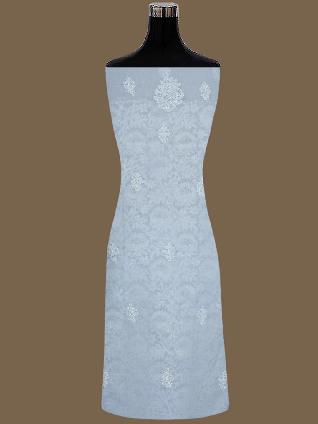 Ada Hand Embroidered Mauve Cotton Lucknowi Chikankari Unstitched Suit Piece 01A844693