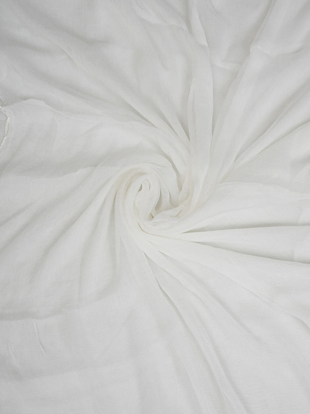 Ada Hand Embroidered White Cotton Lucknowi Chikankari Unstitched Suit Piece 01A844698