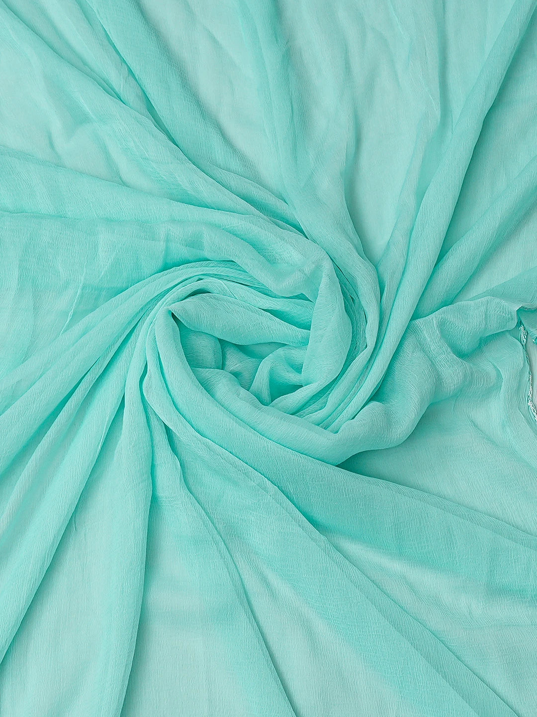 Ada Hand Embroidered Sea Green Silk Lucknowi Chikankari Unstitched Suit Piece 01A774736