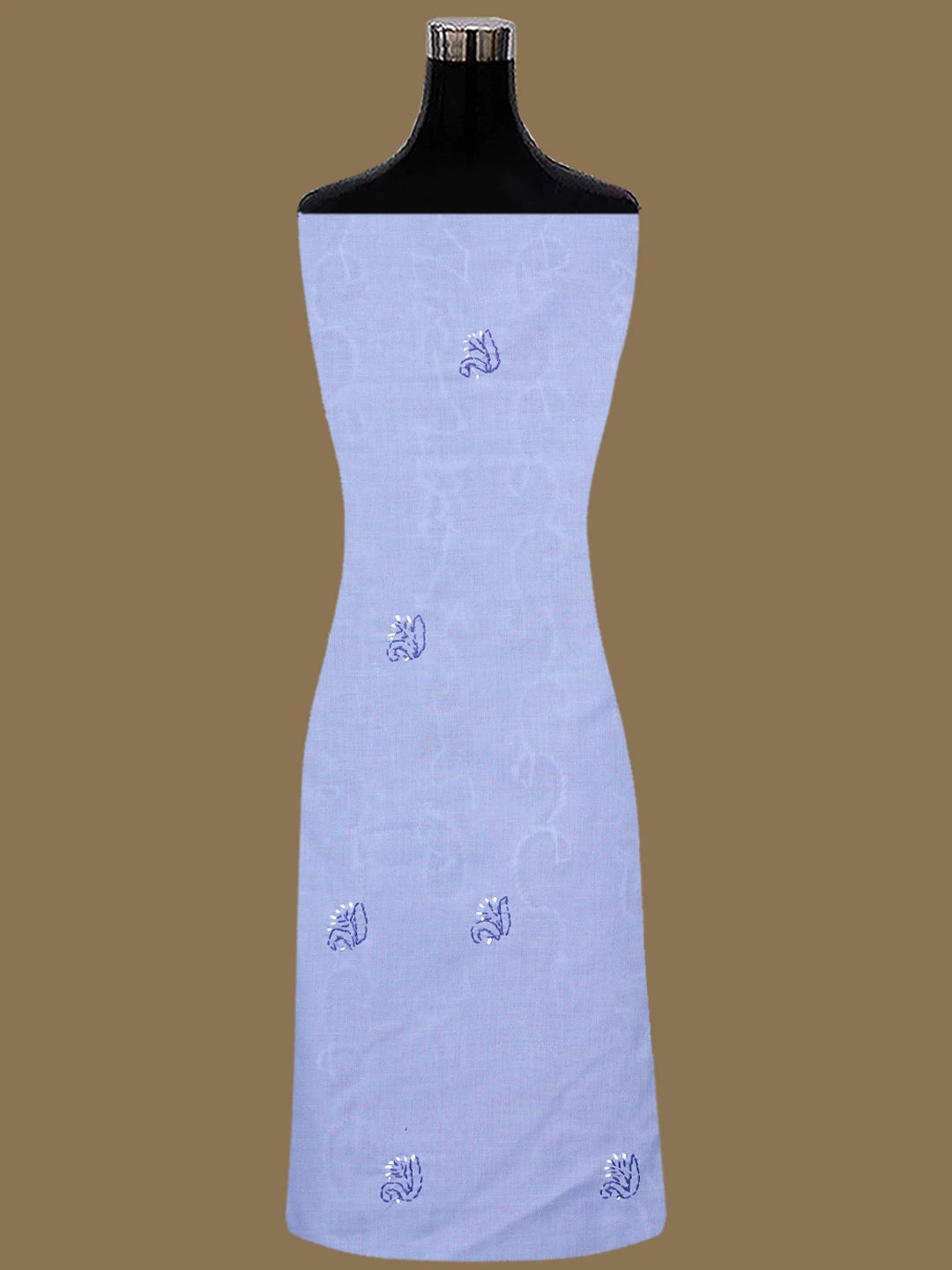 Ada Hand Embroidered Mauve Cotton Lucknowi Chikankari Unstitched Suit Piece 01A853062