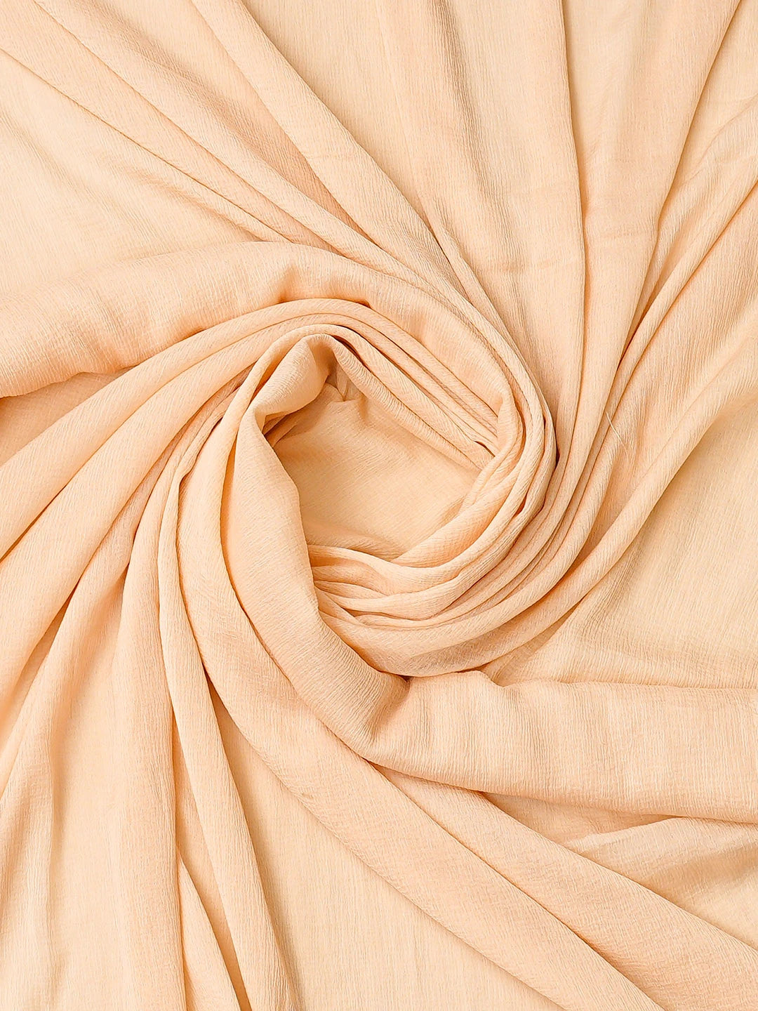 Ada Hand Embroidered Peach Muslin Lucknowi Chikankari Unstitched Suit Piece 01A789293
