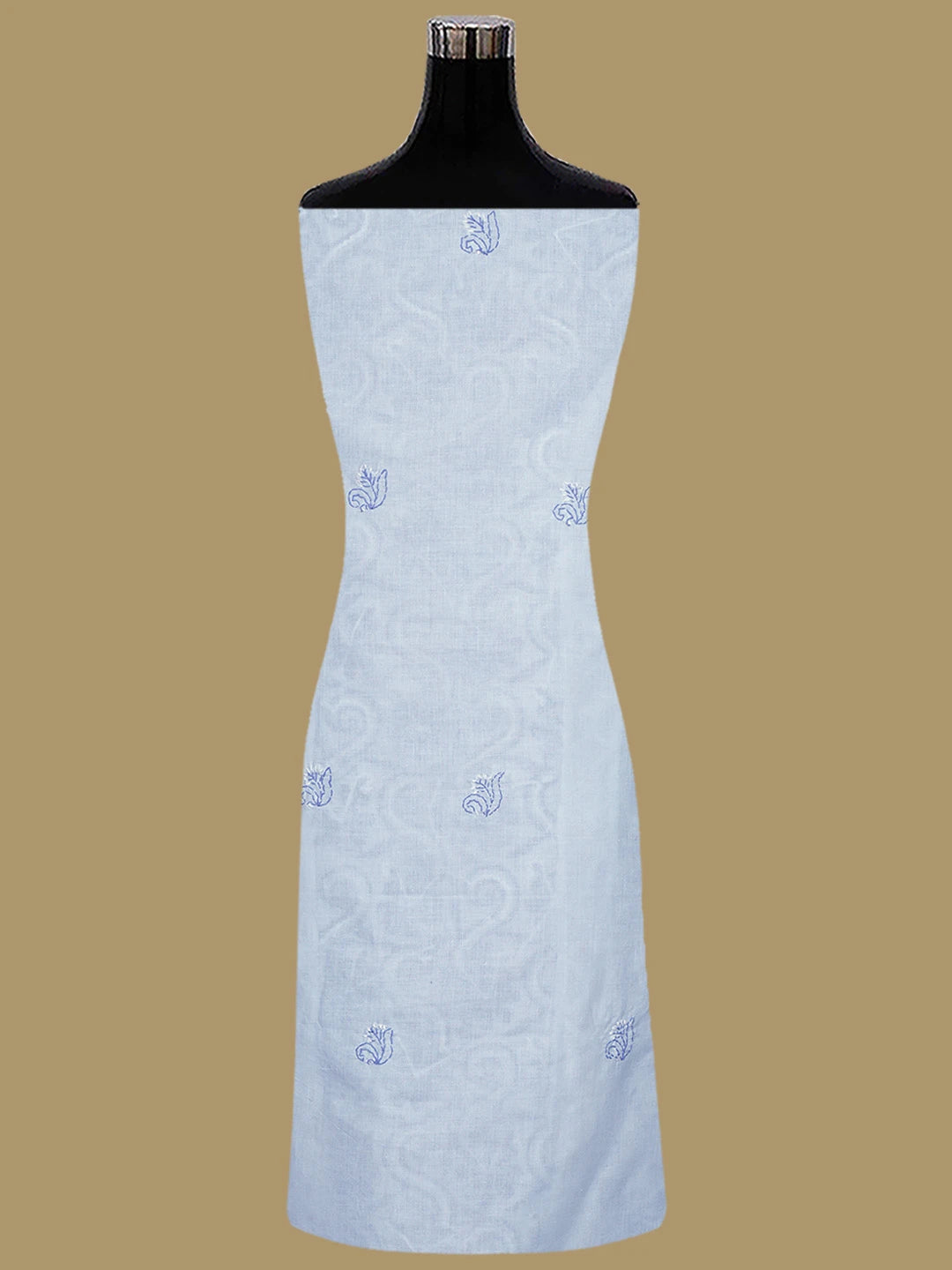 Ada Hand Embroidered Lavender Cotton Lucknowi Chikankari Unstitched Suit Piece 01A853047