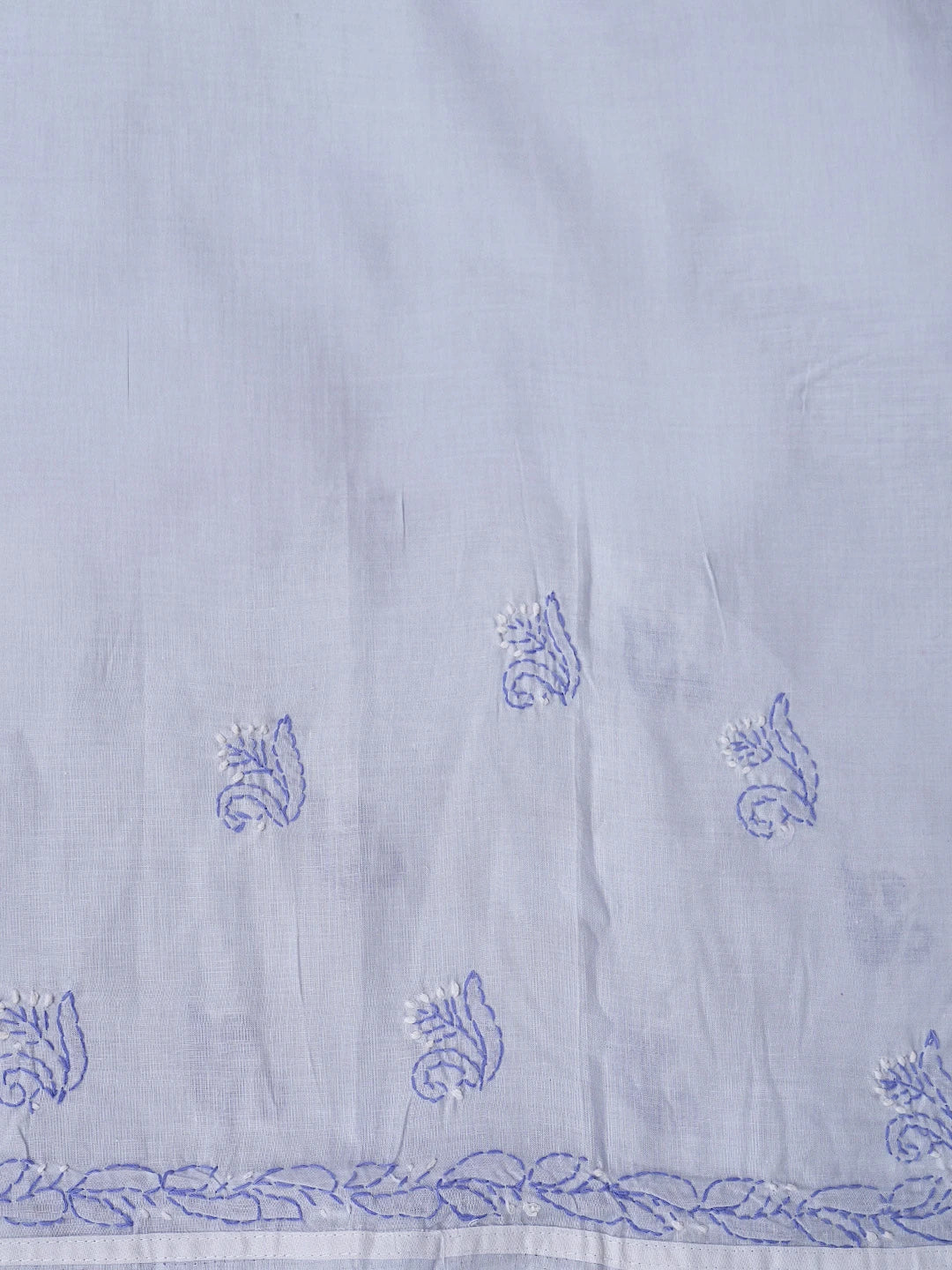 Ada Hand Embroidered Lavender Cotton Lucknowi Chikankari Unstitched Suit Piece 01A853047