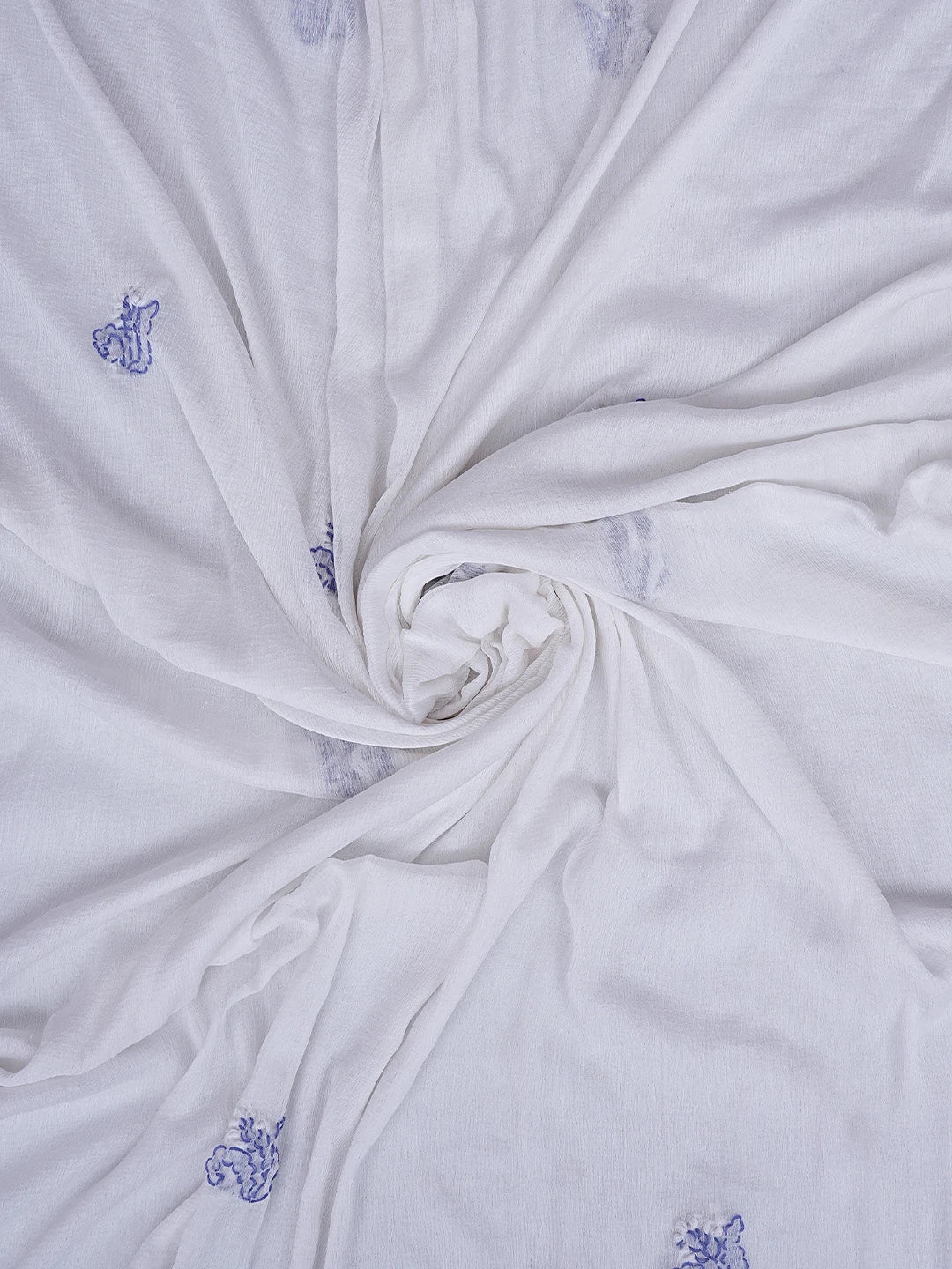 Ada Hand Embroidered Lavender Cotton Lucknowi Chikankari Unstitched Suit Piece 01A853047