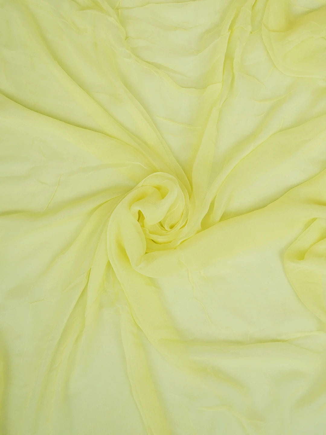 Ada Hand Embroidered Lemon Cotton Lucknowi Chikankari Unstitched Suit Piece 01A700776