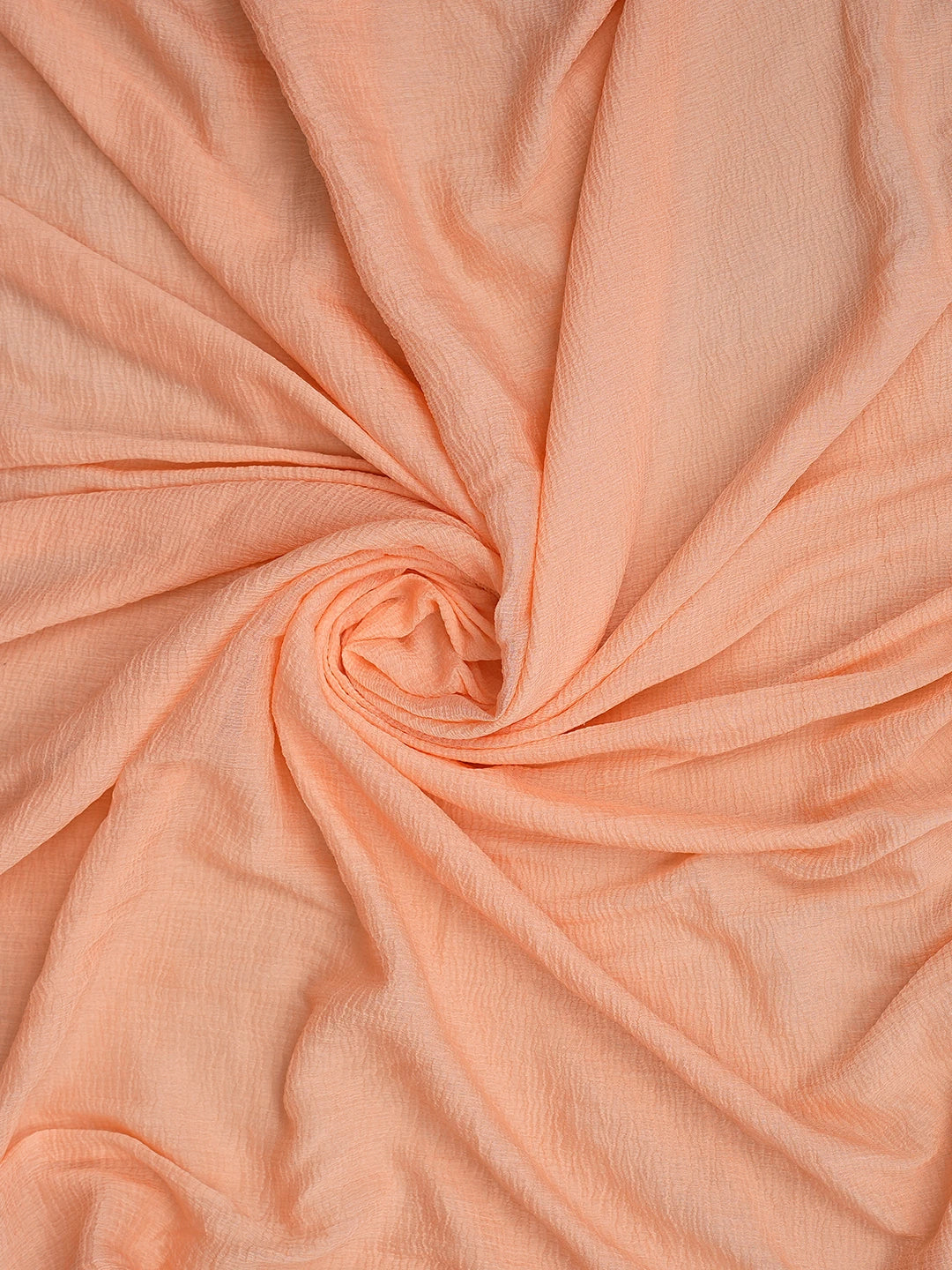 Ada Hand Embroidered Peach Cotton Lucknowi Chikankari Unstitched Suit Piece 01A861529