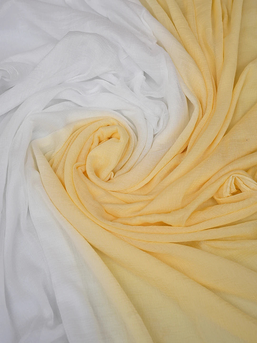 Ada Hand Embroidered Butter Yellow Cotton Lucknowi Chikankari Unstitched Suit Piece 01A863088