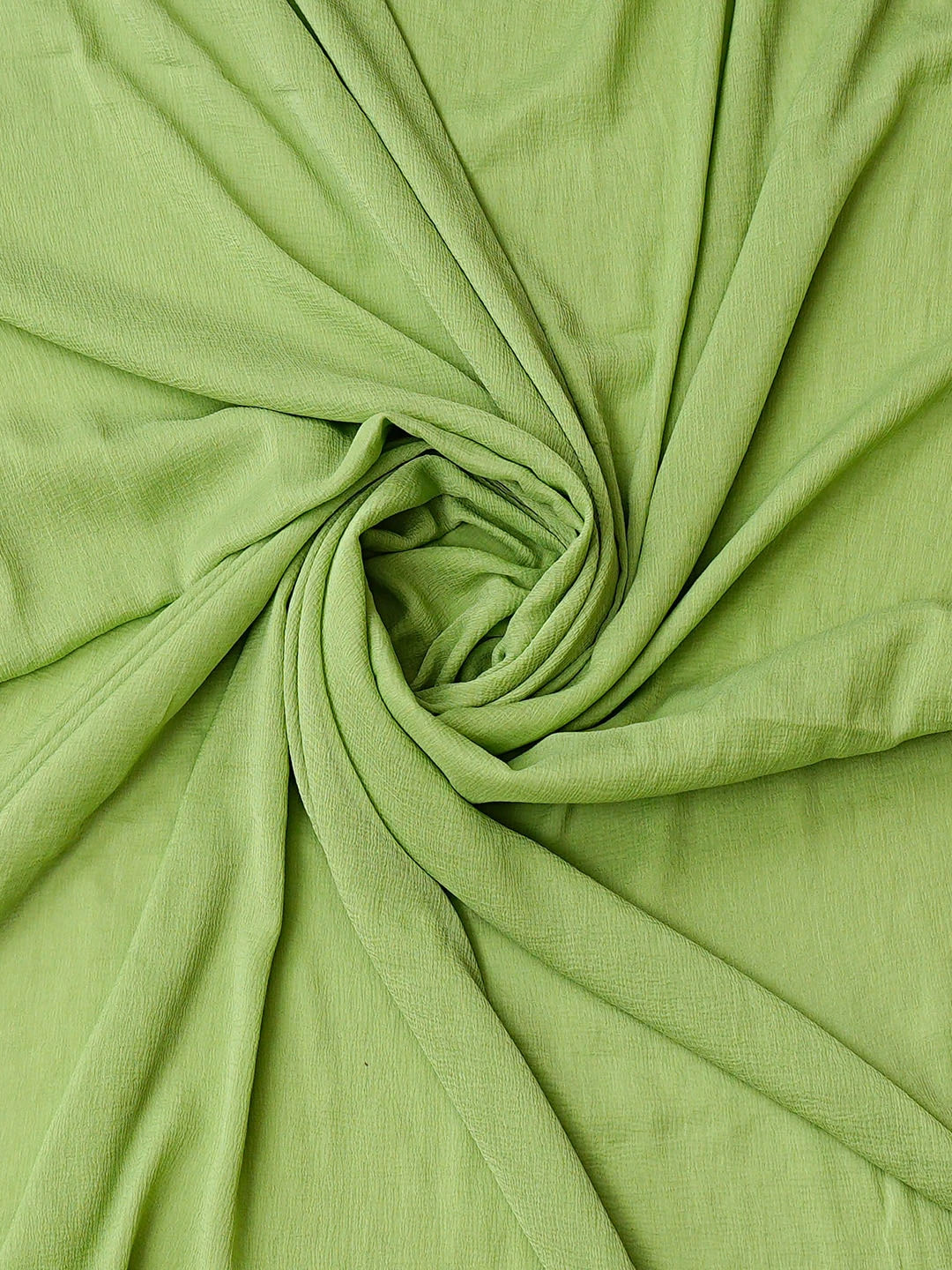 Ada Hand Embroidered Green Cotton Lucknowi Chikankari Unstitched Suit Piece 01A862925