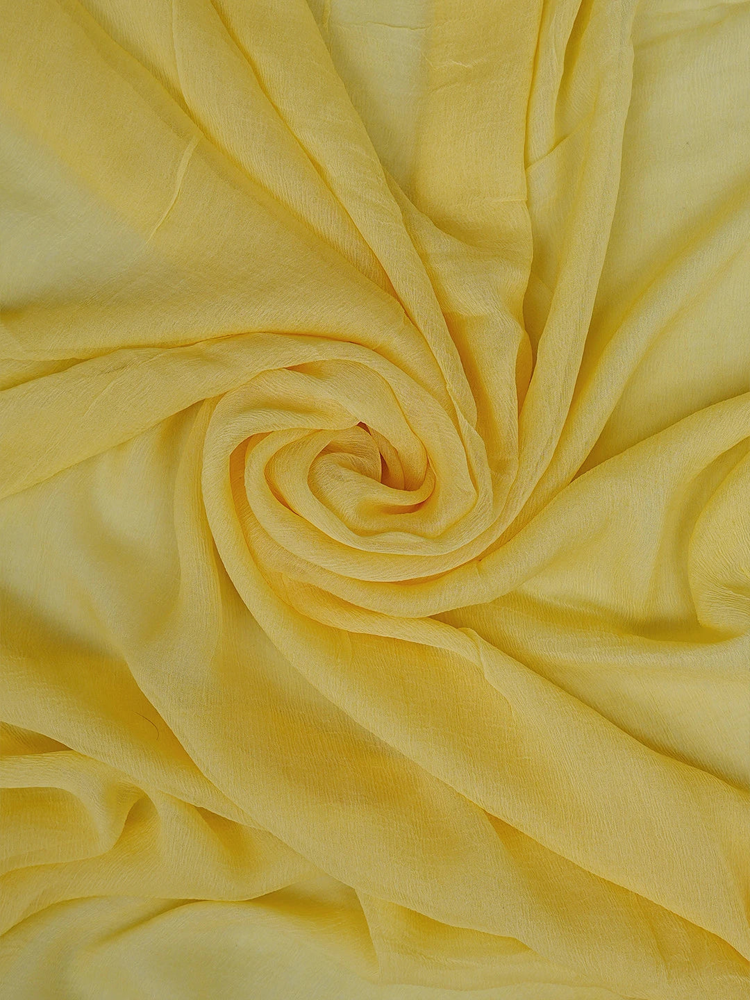 Ada Hand Embroidered Yellow Cotton Lucknowi Chikankari Unstitched Suit Piece 01A488959