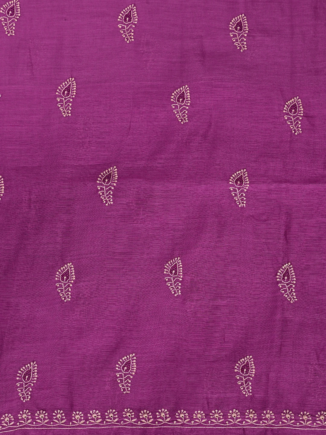 Ada Hand Embroidered Mulberry Pink Chanderi Lucknowi Chikankari Unstitched Kurta Dupatta Set 01A858216