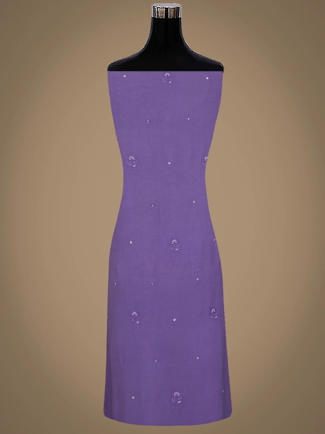 Ada Hand Embroidered Mauve Viscose Georgette Lucknowi Chikankari Unstitched Kurta Dupatta Set With Cutdana Work 01A856615