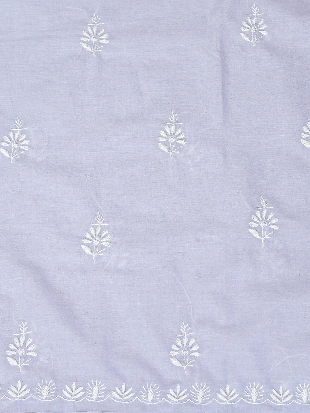 Ada Hand Embroidered Mauve Cotton Lucknowi Chikankari Unstitched Suit Piece 01A762932