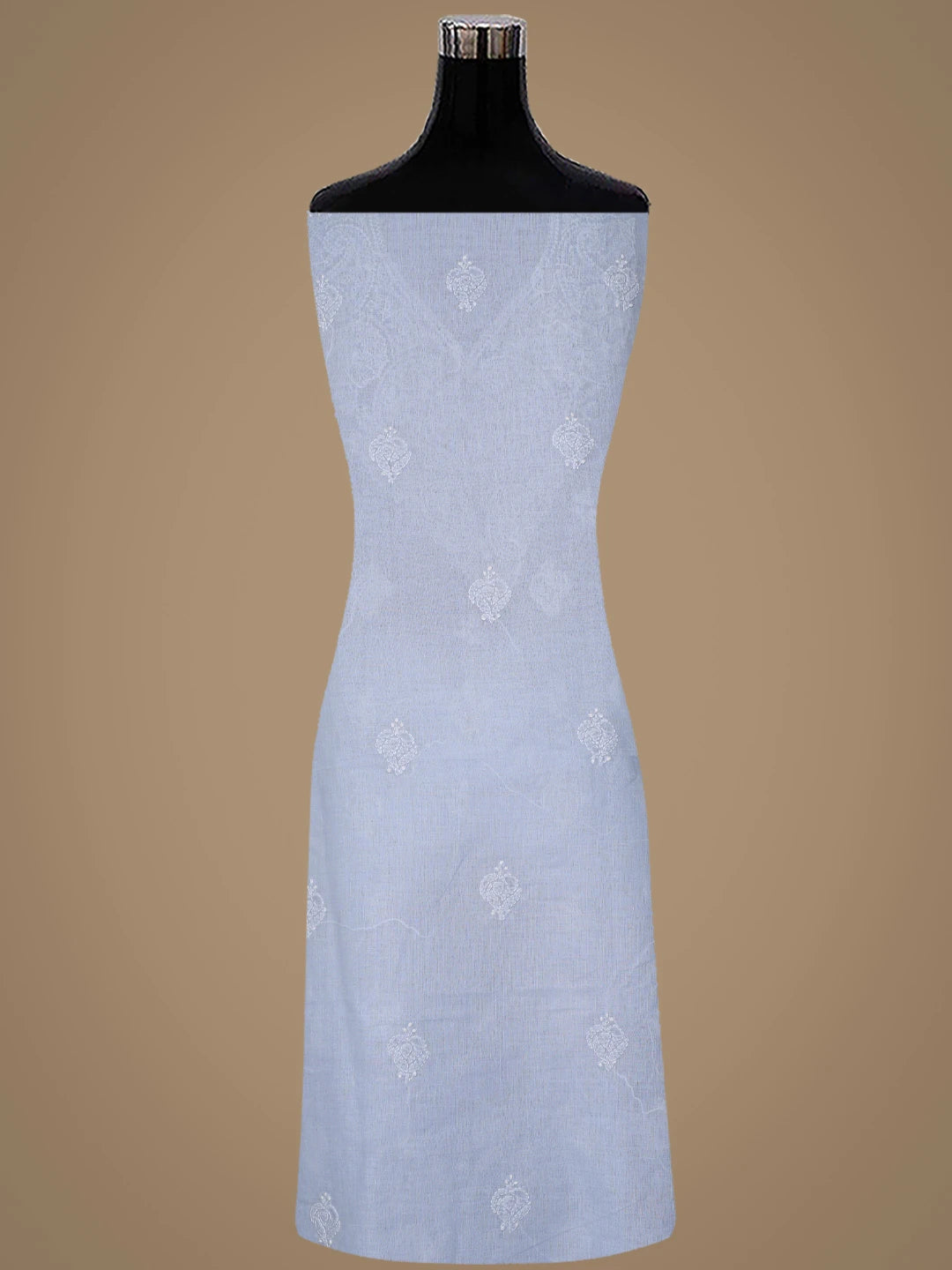 Ada Hand Embroidered Lavender Cotton Lucknowi Chikankari Unstitched Suit Piece 01A867094