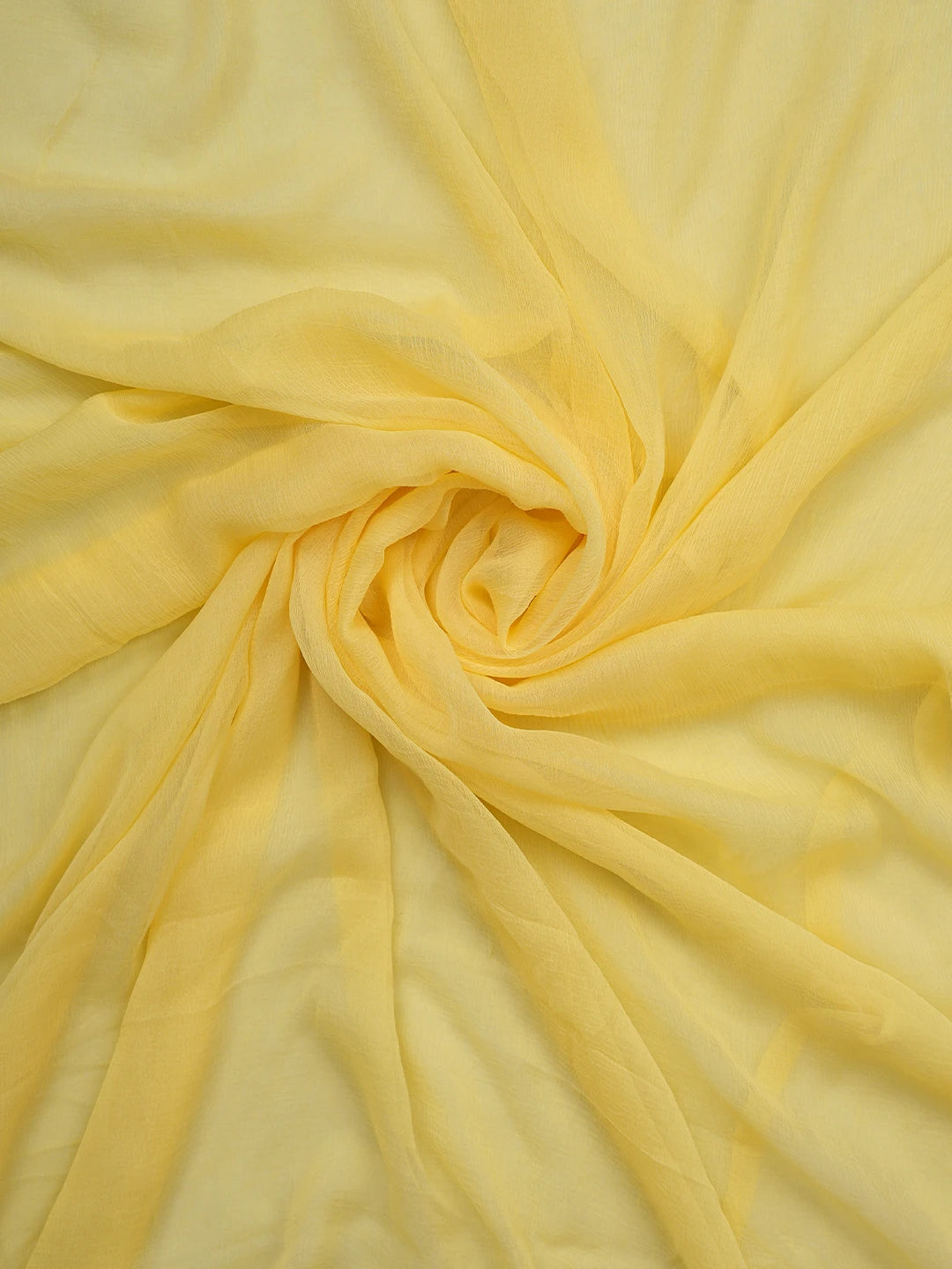 Ada Hand Embroidered Yellow Cotton Lucknowi Chikankari Unstitched Suit Piece 01A867474