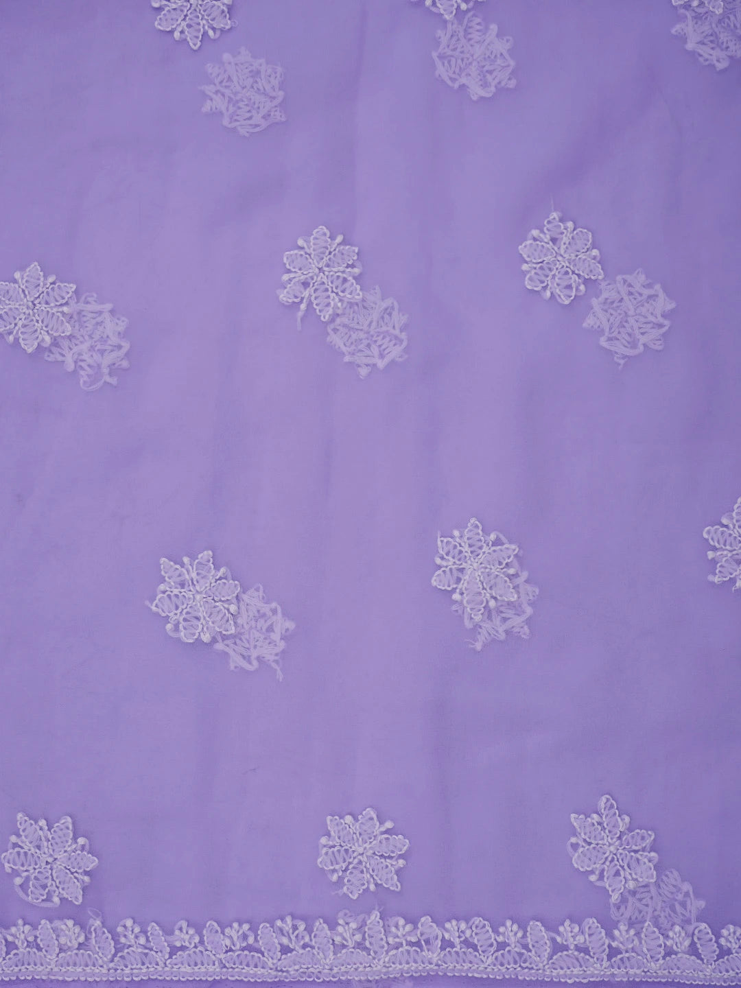 Ada Hand Embroidered Mauve Georgette Lucknowi Chikankari Unstitched Suit Piece 01A867456