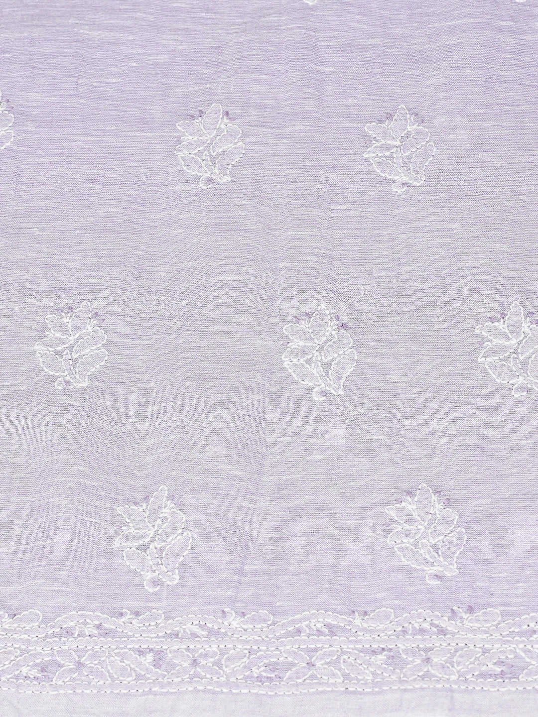 Ada Hand Embroidered Mauve Linen Lucknowi Chikankari Unstitched Suit Piece 01A867653