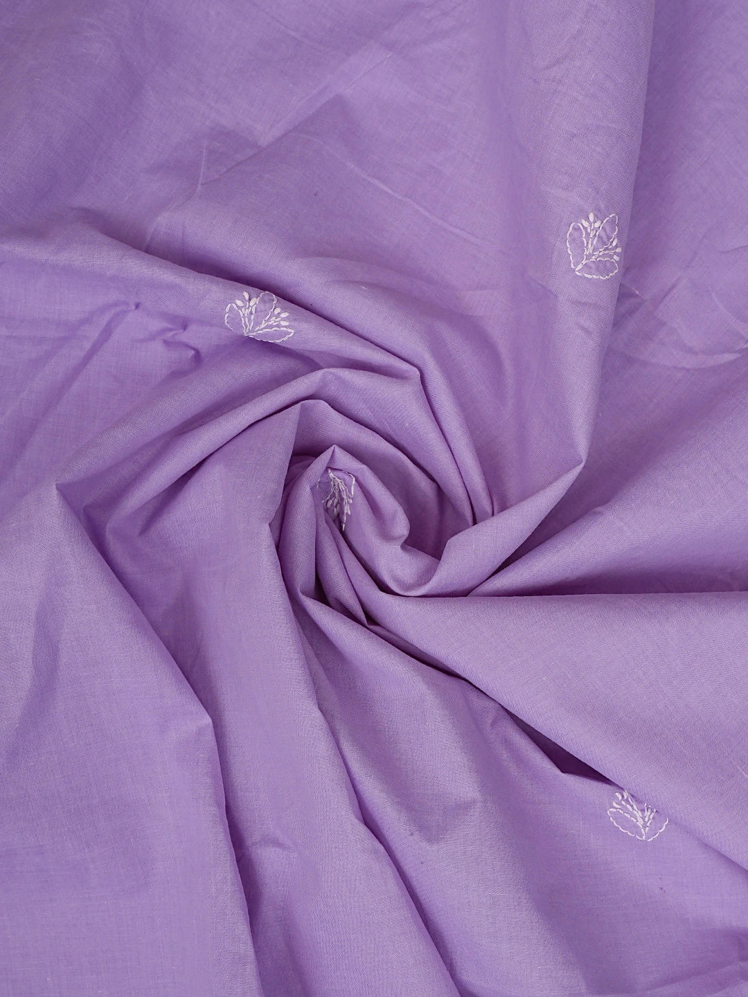 Ada Hand Embroidered Lavender Cotton Lucknowi Chikankari Unstitched Suit Piece 01A867057