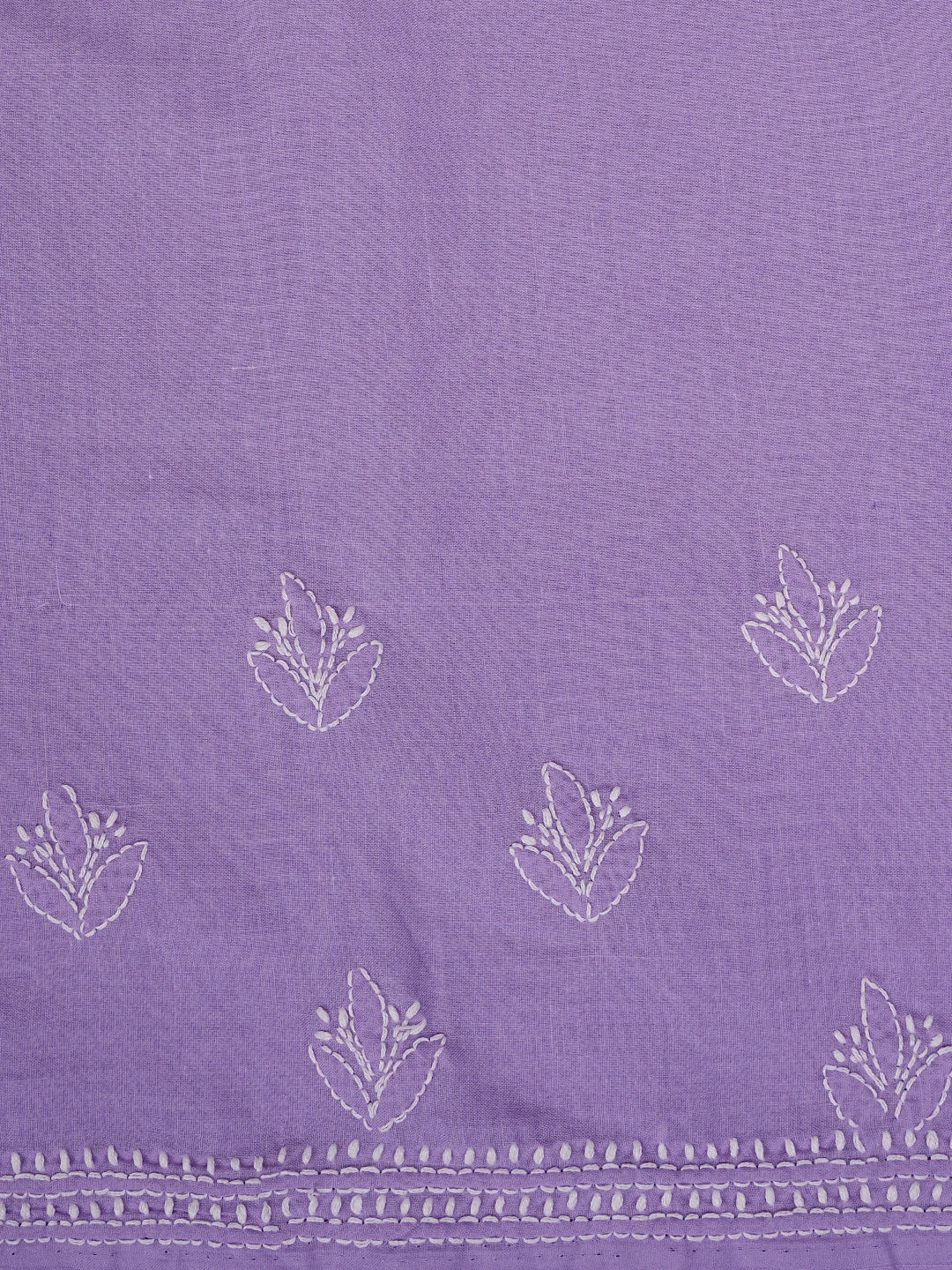 Ada Hand Embroidered Lavender Cotton Lucknowi Chikankari Unstitched Suit Piece 01A867057