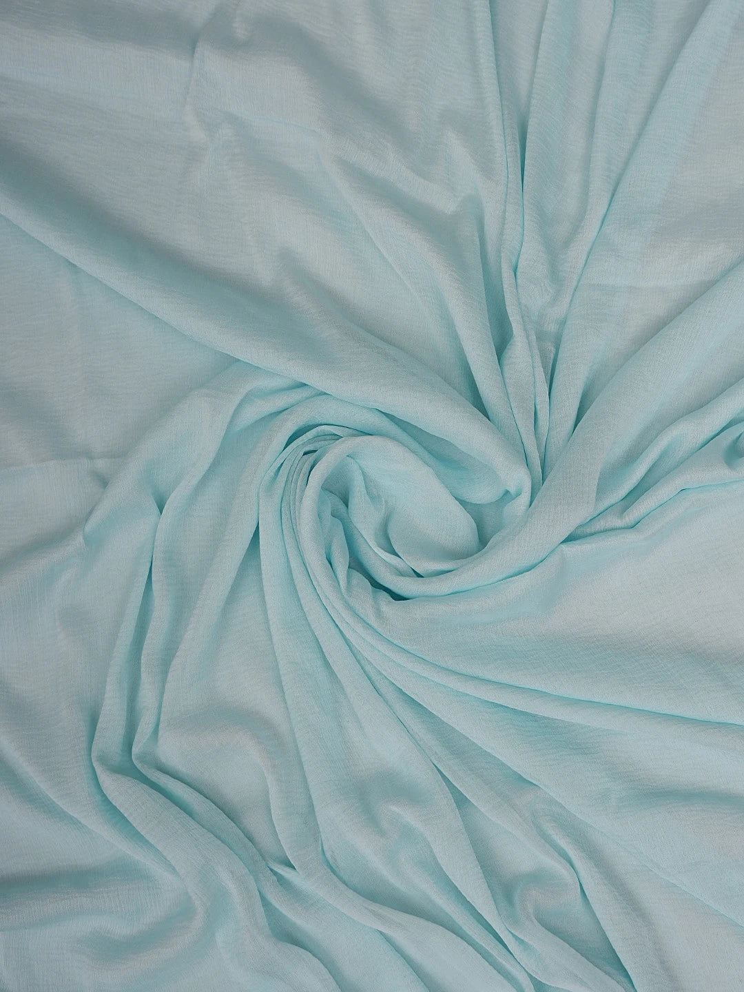 Ada Hand Embroidered Pale Azure Blue Cotton Lucknowi Chikankari Unstitched Suit Piece 01A868003