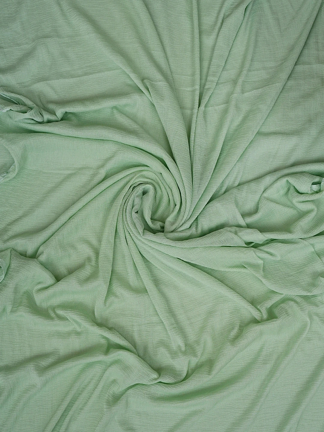 Ada Hand Embroidered Green Cotton Lucknowi Chikankari Unstitched Suit Piece 01A868033