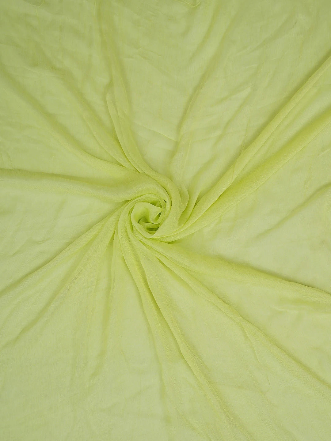 Ada Hand Embroidered Lime Green Cotton Lucknowi Chikankari Unstitched Suit Piece 01A869268