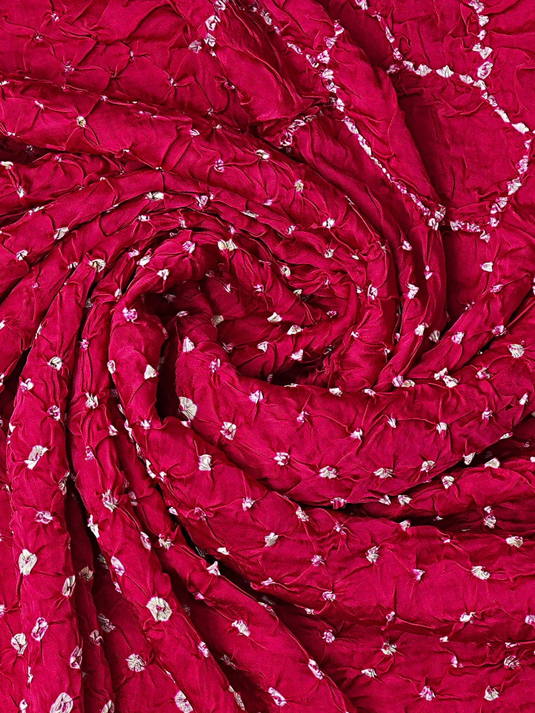 Ada Hand Embroidered Magenta Organza Lucknowi Chikankari Semi-Stitched Kurta Dupatta Set 01A653473