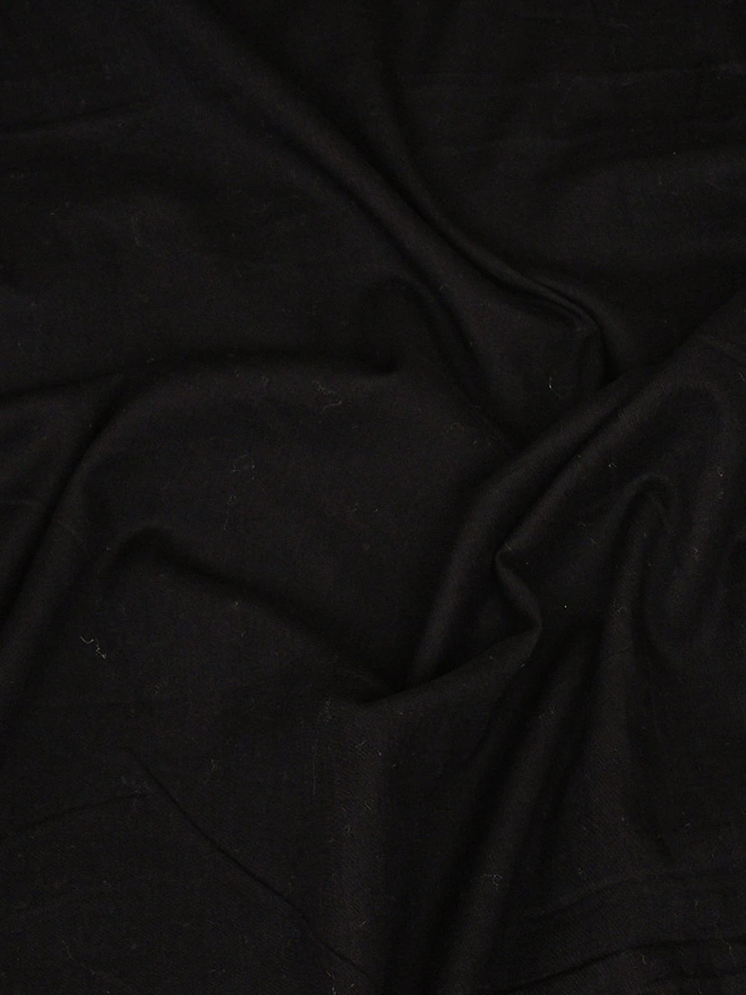 Ada Hand Embroidered Black Cotton Lucknowi Chikankari Unstitched Men's Kurta Piece 01A669538