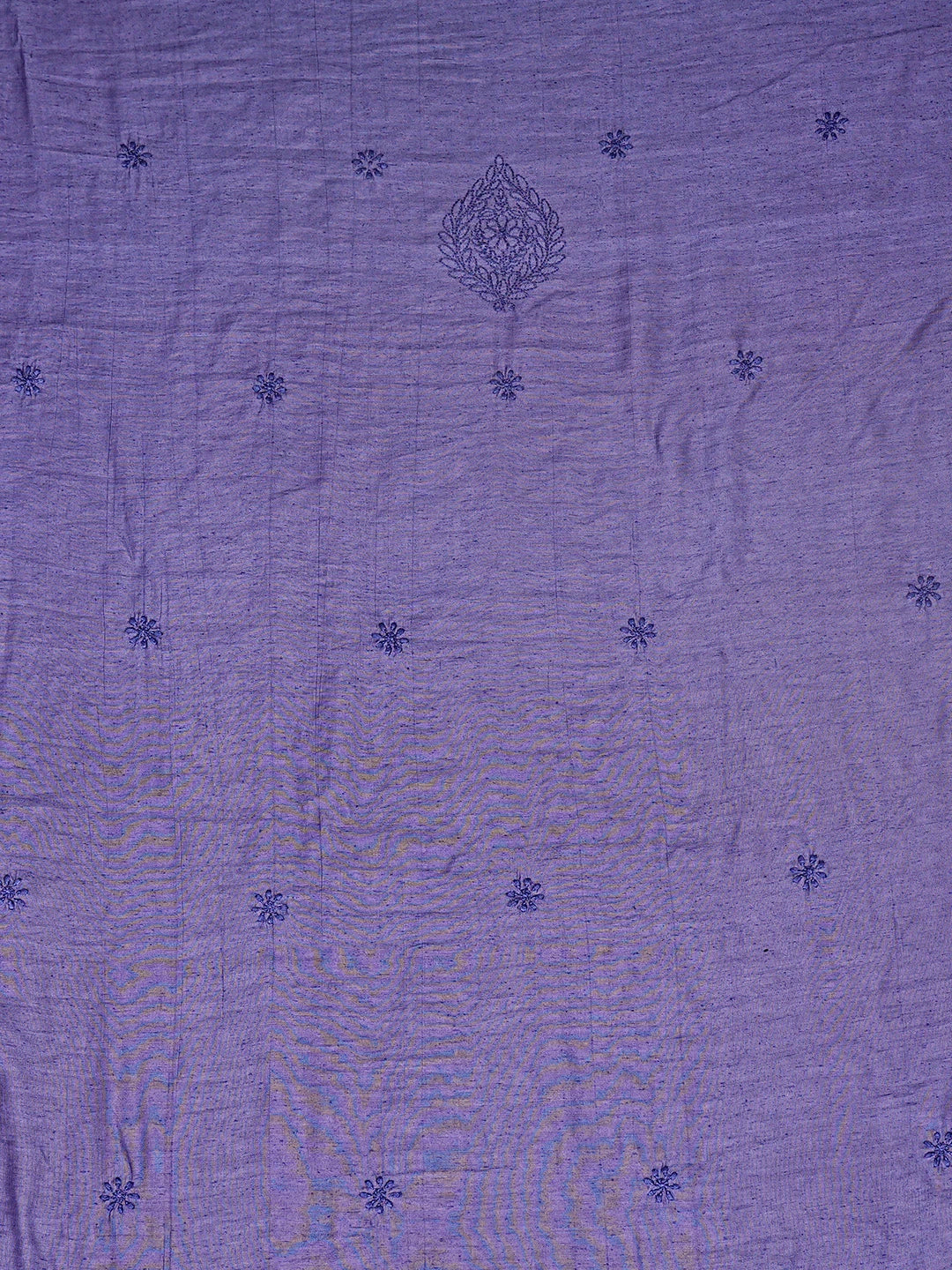 Ada Hand Embroidered Purple Chanderi Lucknowi Chikankari Unstitched Men's Kurta Piece 01A861644